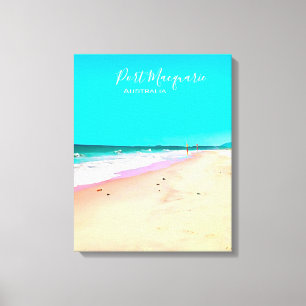 Toile Plage de Port Macquarie en Australie