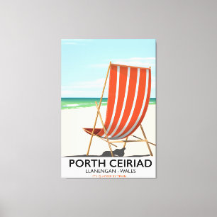 Toile Plage de Porth Ceiriad au Pays de Galles
