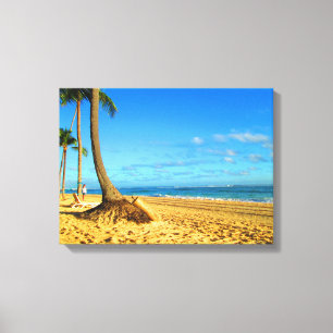 Toile PLAGE DE PUNTA CANA SUR CANVAS 20 "x 16"