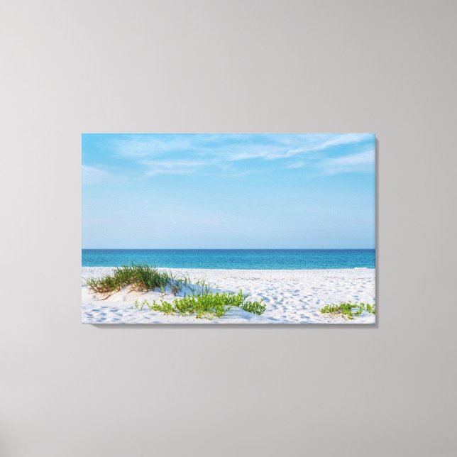 Toile Plage de sable blanc Plage de Floride (Recto)