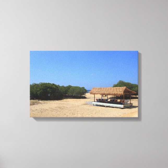 Toile Plage de sable tropicale (Recto)