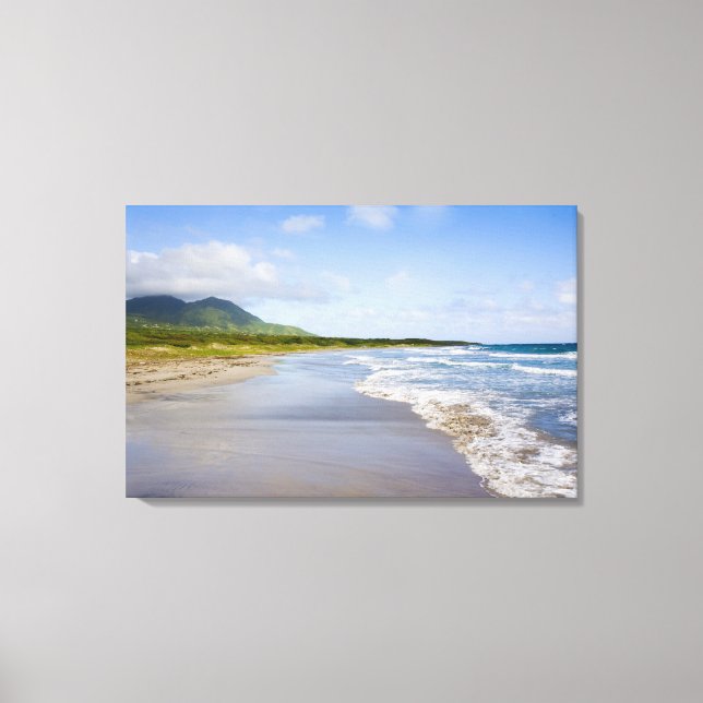 Toile Plage de Windward, Nevis (Recto)