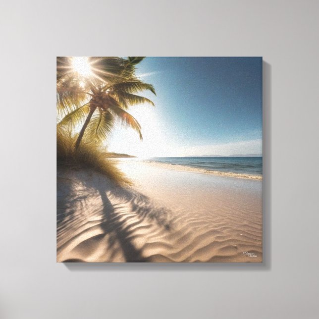 Toile Plage Ensoleillée  (Recto)