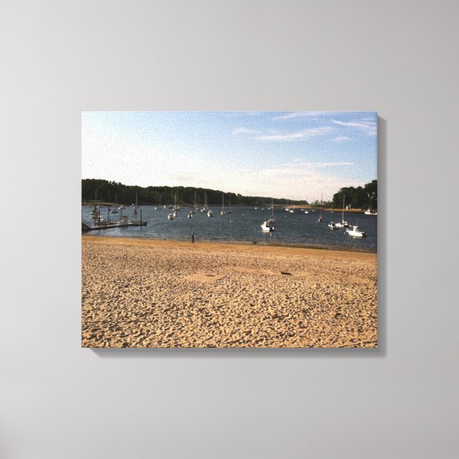 TOILE PLAGE ET BATEAU (Recto)