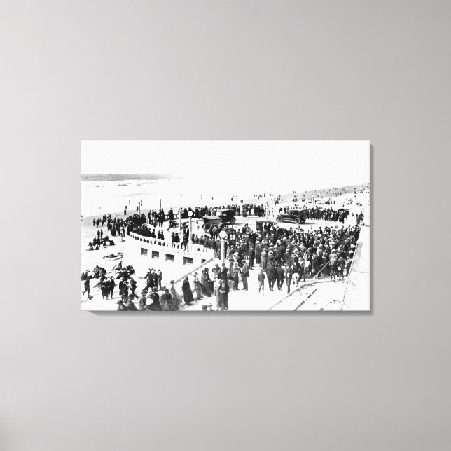 Toile Plage et promenade en bord de mer Photographie 2 (Recto)