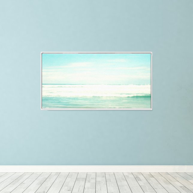 Toile Plage Océan (Insitu (Plancher de Bois))