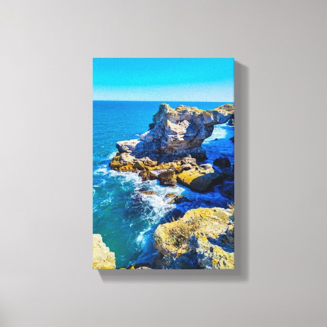 Toile Plage Tranquille Nature Sauvage  (Recto)
