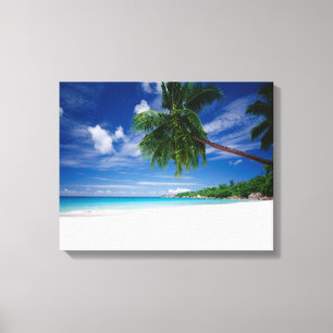 Toile Plage tropicale   Seychelles