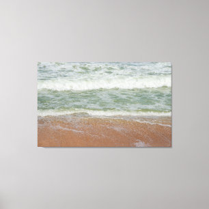 Toile Plage Vagues Sable d'eau Océan Nature Photo Pittor