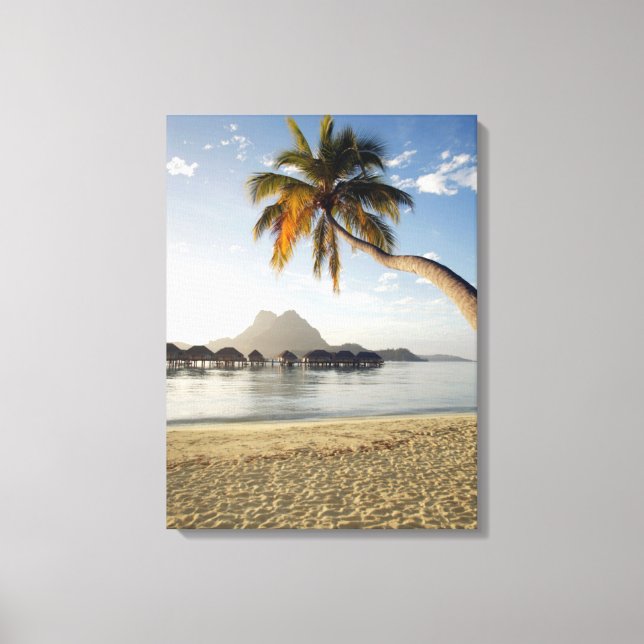 Toile Plages tropicales | Plages, Bora Bora (Recto)