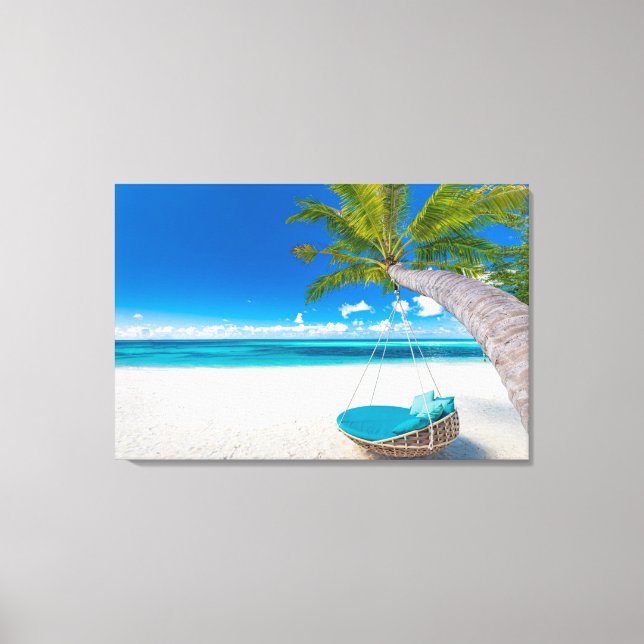 Toile Plages tropicales | Tourisme tropical (Recto)