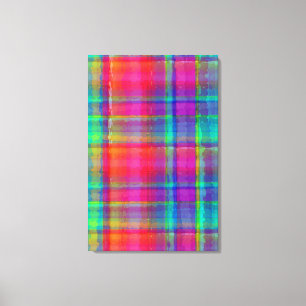 Toile Plaid lumineux