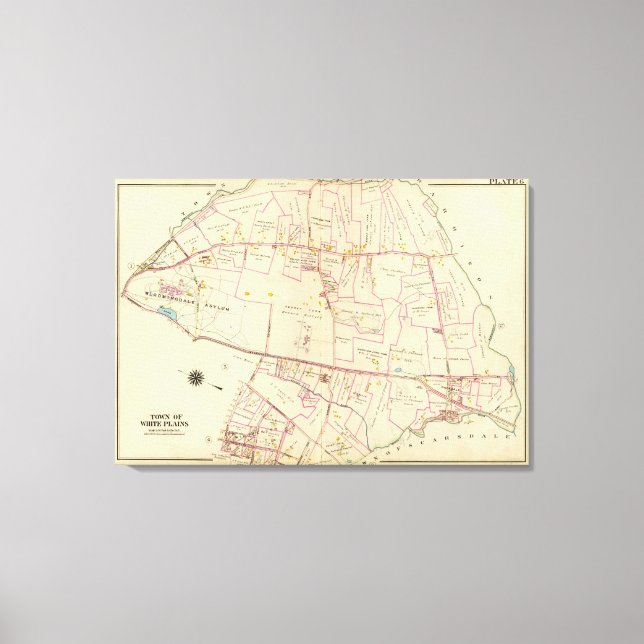 Toile Plaines blanches, New York (Recto)