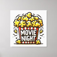Plaisir de soirée cinéma Popcorn ludique