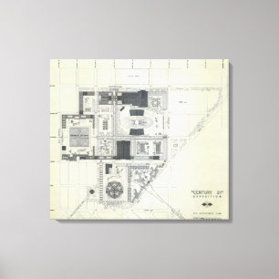 Toile Plan de conception aérienne de l'aiguille spatiale