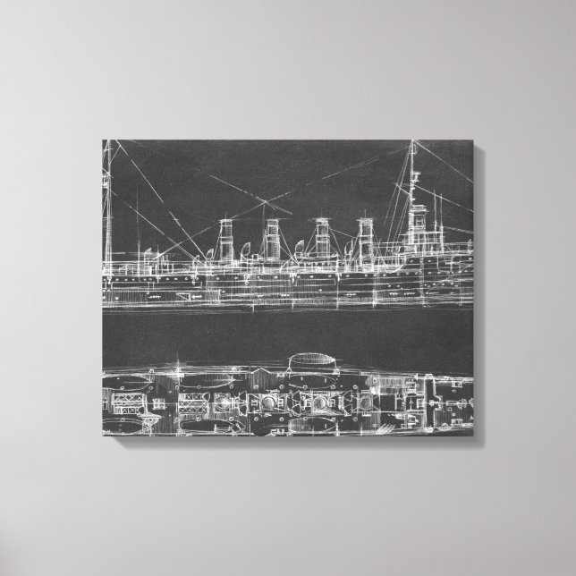 Toile Plan directeur de la marine Cruiser (Recto)
