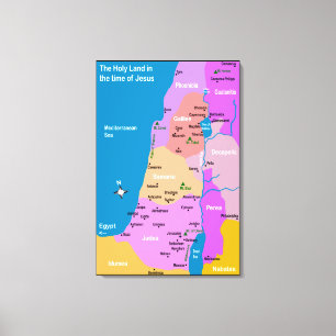 Toile Plan d'Israël Premier siècle Imprimer