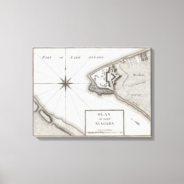 Toile Plan du fort Niagara (Recto)