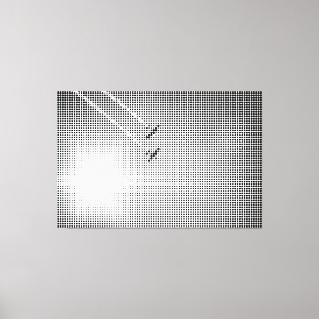 Toile Plan technique d'effet demi-ton noir dans le ciel (Recto)