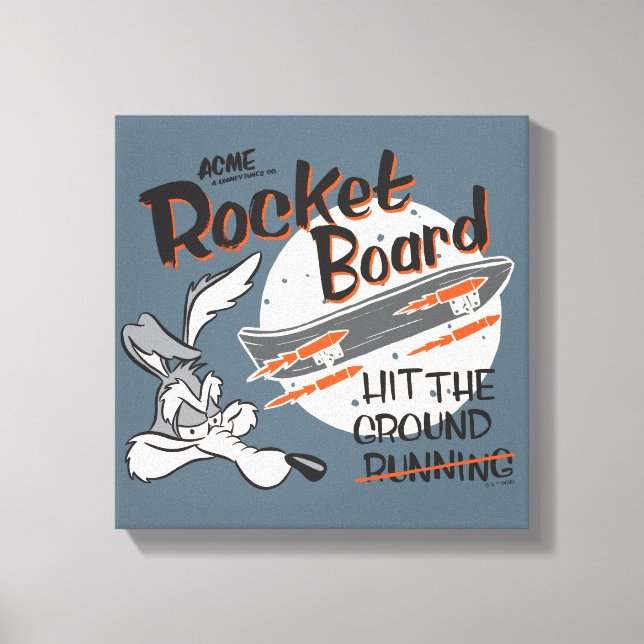 Toile Planche fusée ACME de BERNARD LE BÉOT™ (Recto)