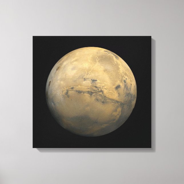 Toile Planète Mars dans le système solaire NASA (Recto)