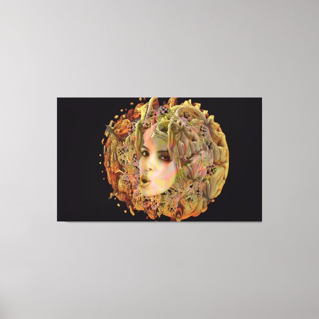 Toile Planète organique (Recto)