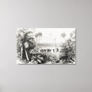 Toile Plantation du drapeau