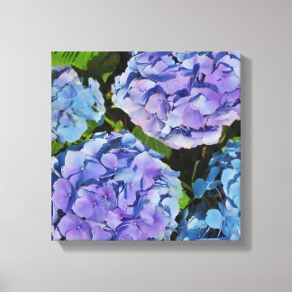 Toile Plante Purple Hydrangea