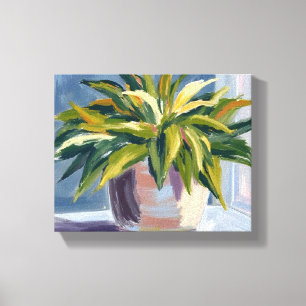 Toile Plante serpent Peinture de plante en pot
