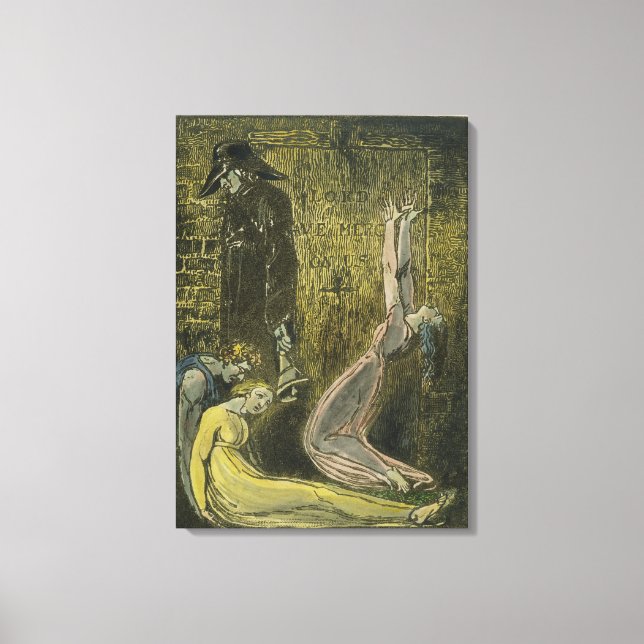 Toile Plaque 13 de 'Europe. A Prophecy', 1794 (soulageme (Recto)