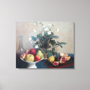 Toile Plat de Fruit et de Carafe