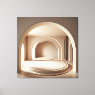 Toile Plates-formes à arche concentrique