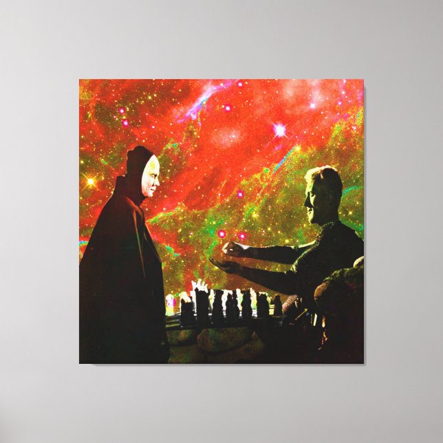 Toile Playing Chess with Death (Recto)