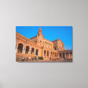 Toile Plaza de Espana à Séville, Espagne.