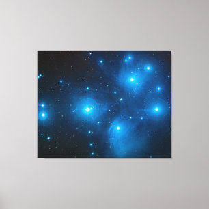 Toile Pléiades Astro Oujda asterisme étoile bleu