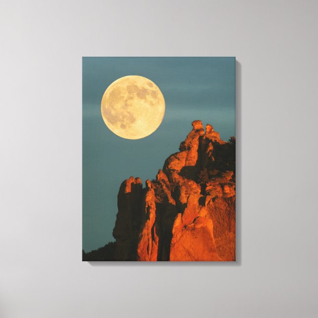 Toile Pleine Lune | Falaises de Basalte Smith Rock State (Recto)