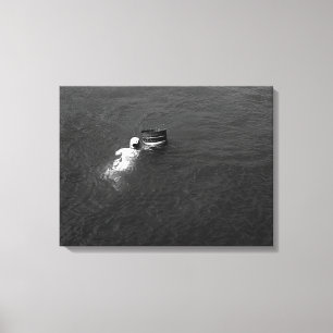 Toile Plongeur de l'île aux perles Mie Mikimoto Japon vi