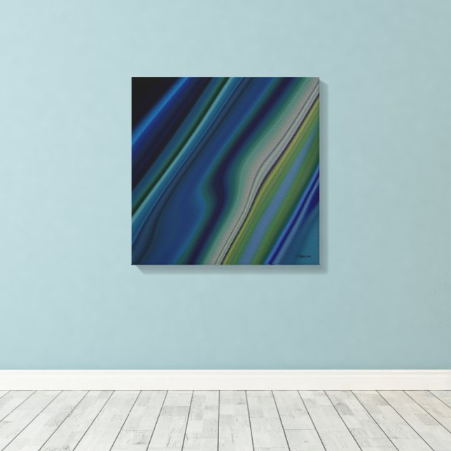 Toile Pluie d'octobre (Insitu (Plancher de Bois))