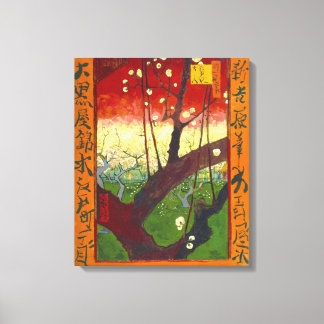 Toile Plum à fleurs (Hiroshige) Van Gogh Art