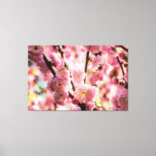 Toile Plum à fleurs - Paradize rose