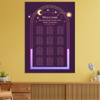 Plum arc-en-ciel mystique Sun Moon Stars Mariage
