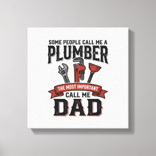 Toile Plumber Papa Conception de T-Shirt avec Gravure Vi