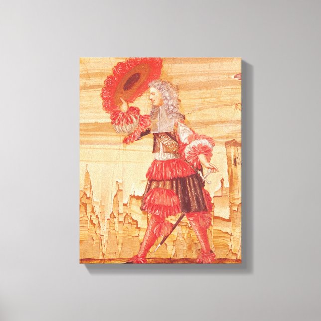 Toile Pocqueline dans le rôle de Mascarille (Recto)