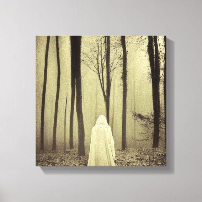 Toile Poème de Solitude (Recto)