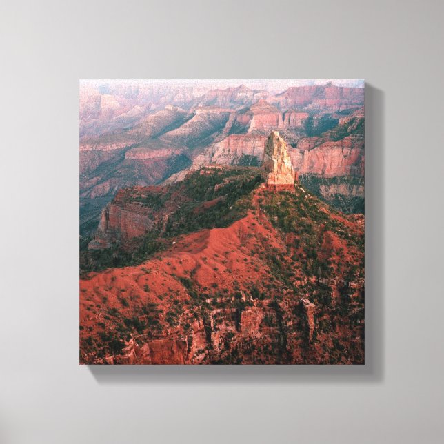 Toile Point Imperial et Mount Hayden au coucher du solei (Recto)