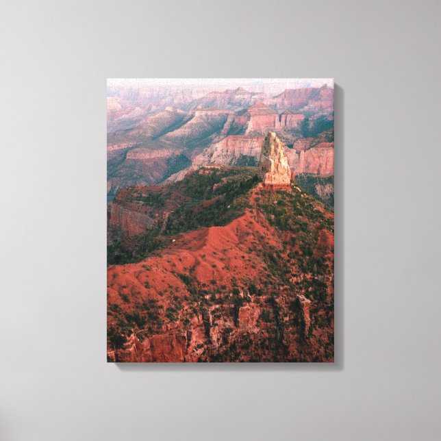 Toile Point Imperial et Mount Hayden au coucher du solei (Recto)