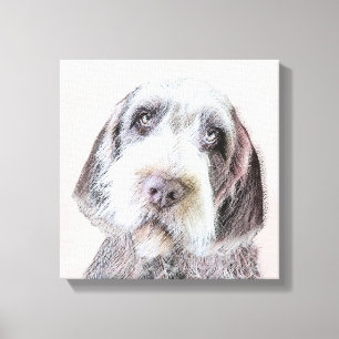 Toile Pointing à poils durs Peinture Griffon - Art Chien