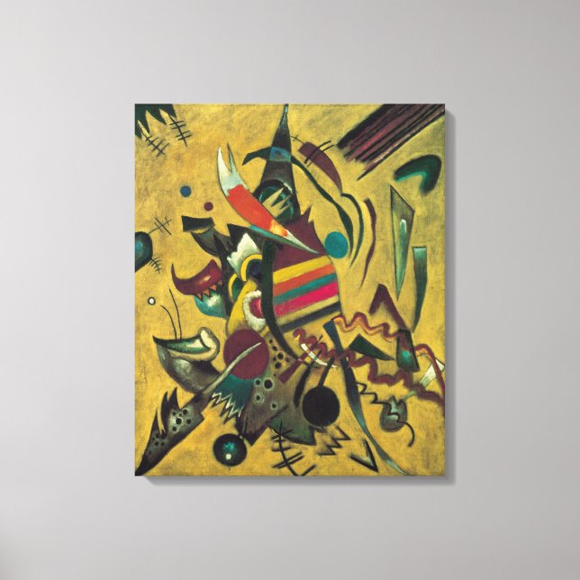 Toile Points de Wassily Kandinsky, Expressionnisme Vinta (Recto)