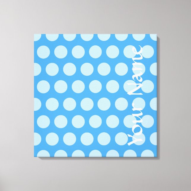 Toile Points Sky Blue Marocain Moods (Recto)