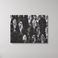 Poisson blanc fossile sur Arrière - plan noir